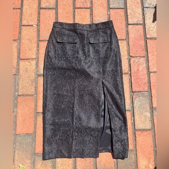 J Crew Side-slit Lace Pencil Skirt NWT - Picture 4 of 5